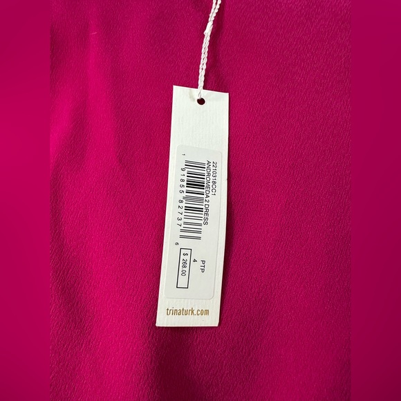 NWT Trina Turk Andromeda 2 Dress in Planetary Pink size 4 - Picture 10 of 10